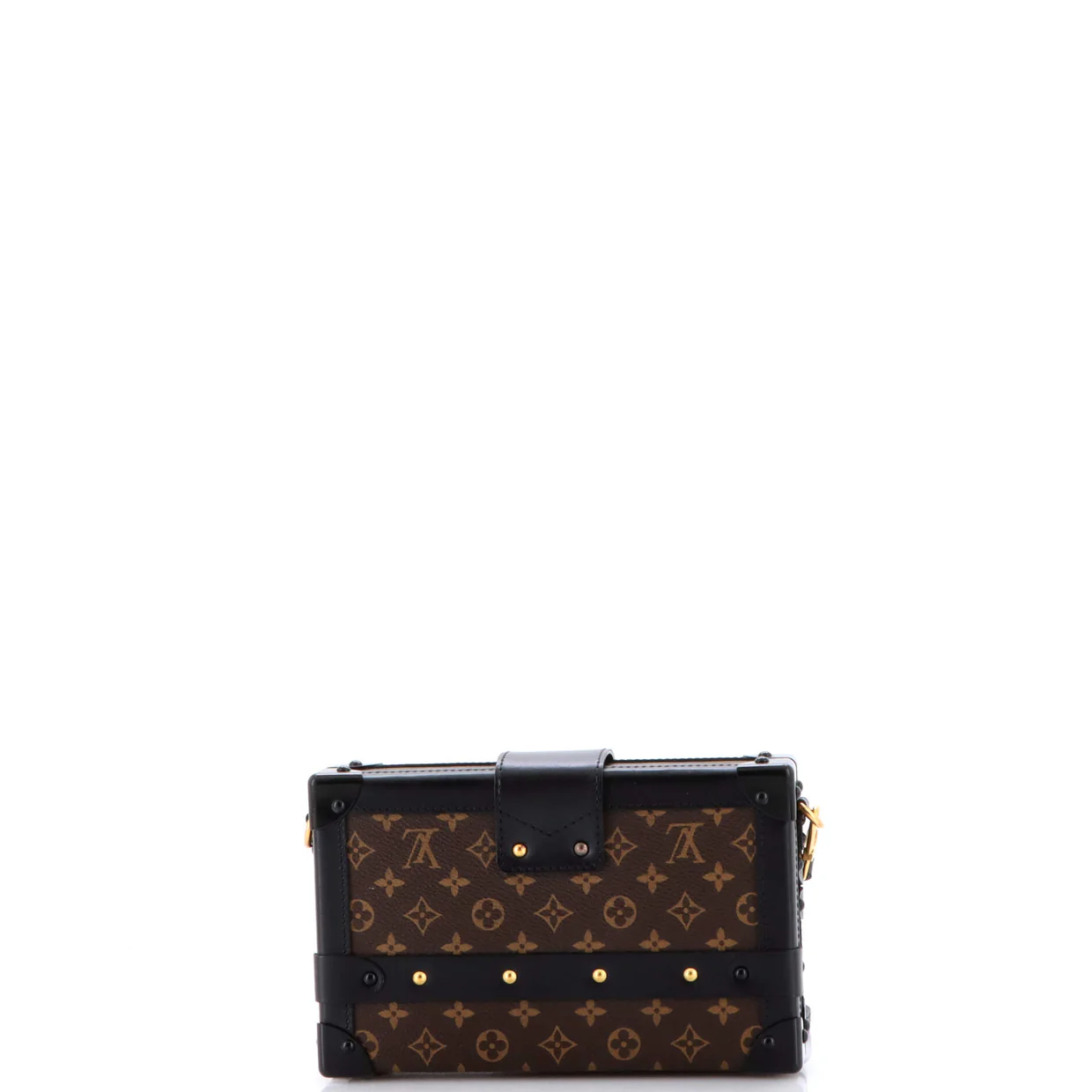 Petite Malle Handbag Monogram Canvas - Deep Luxury
