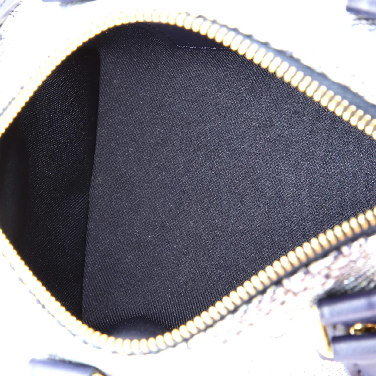 Speedy Bandouliere Bag Monoglam Jacquard Canvas 20 - Deep Luxury