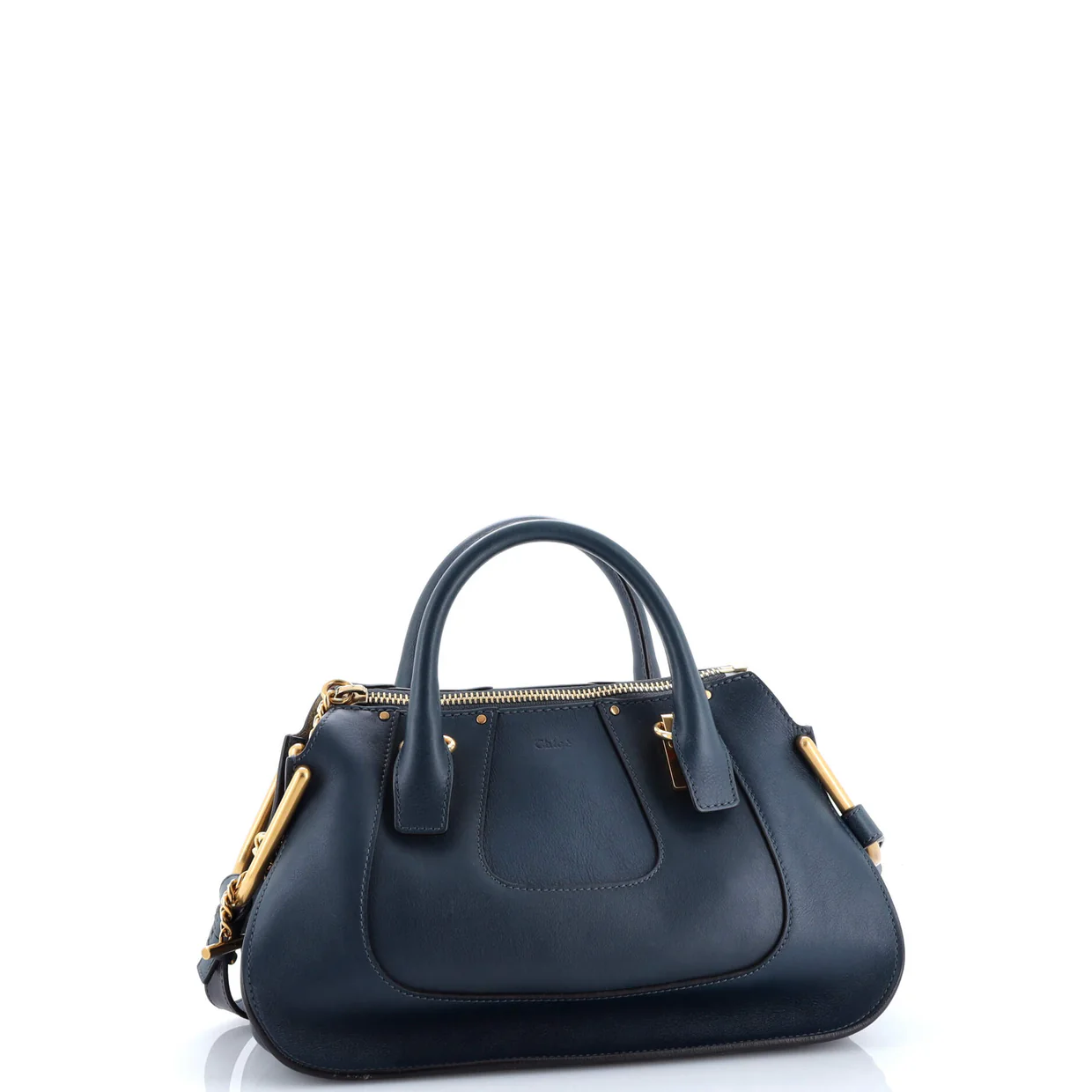 Hayley Satchel Leather Small - Deep Luxury