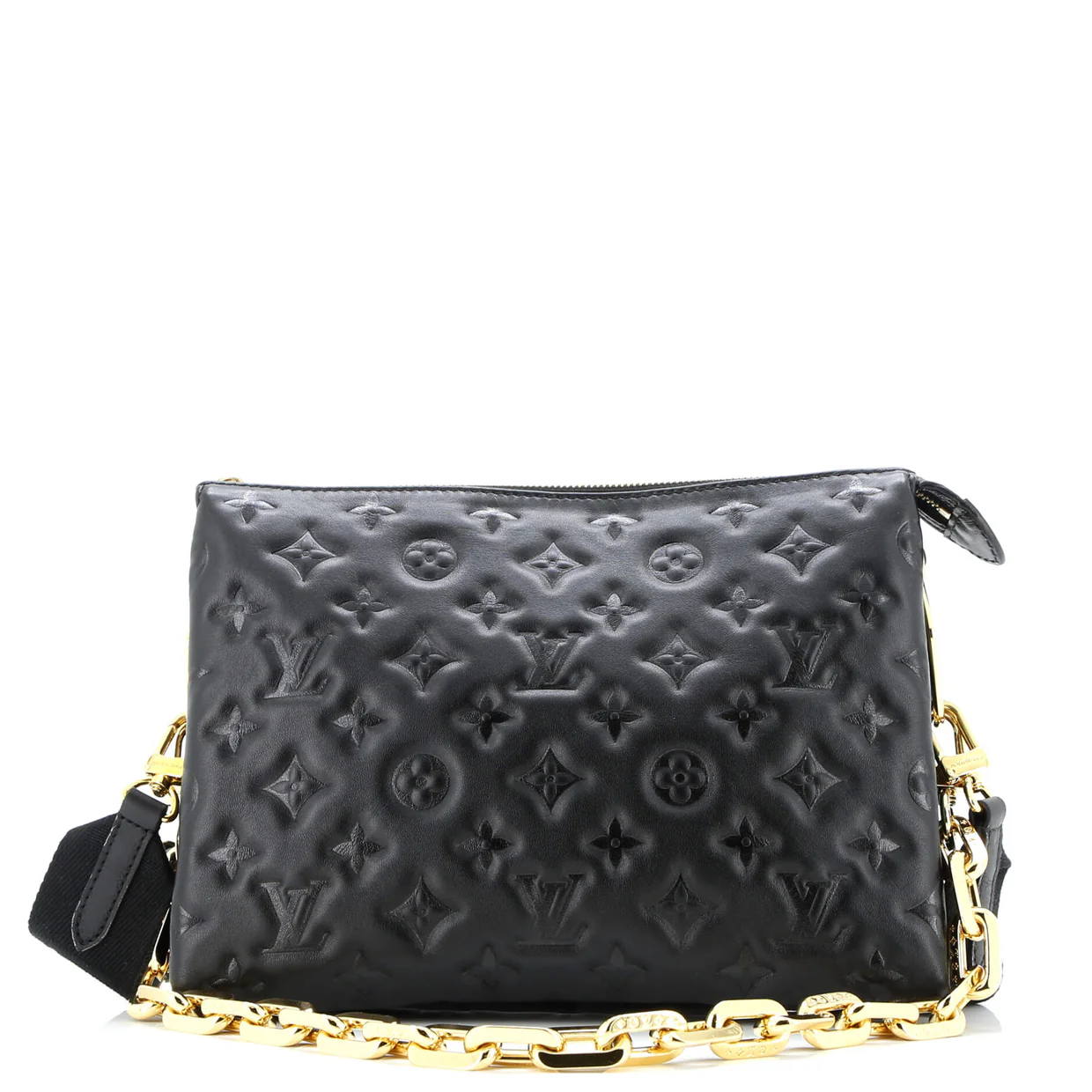 Coussin Bag Monogram Embossed Lambskin PM - Deep Luxury