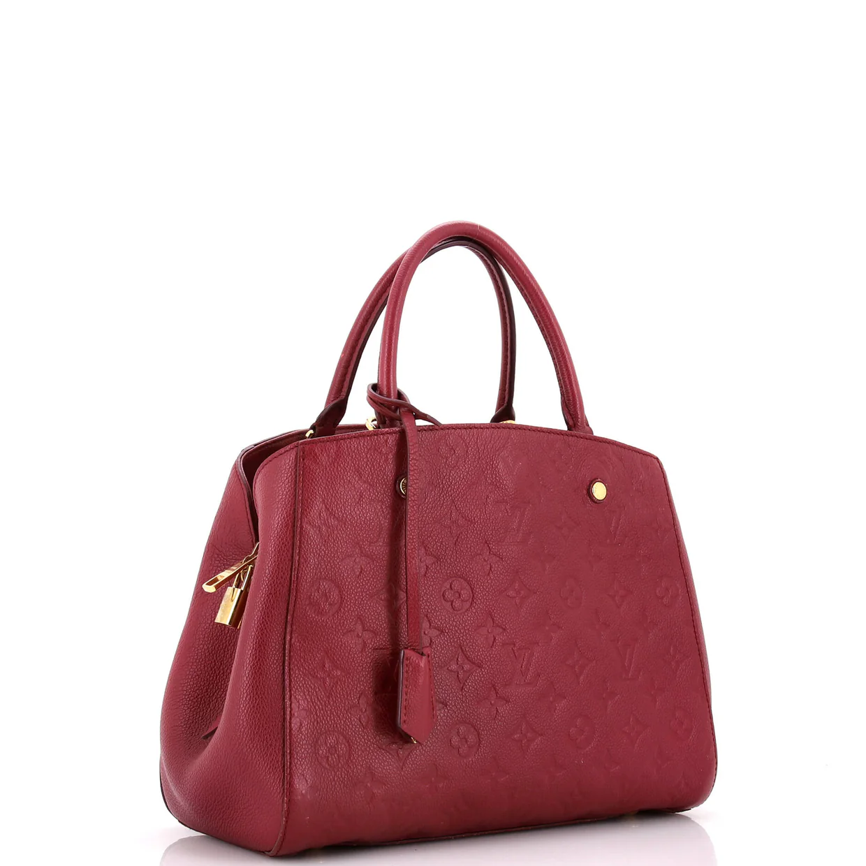 Montaigne Handbag Monogram Empreinte Leather MM - Deep Luxury