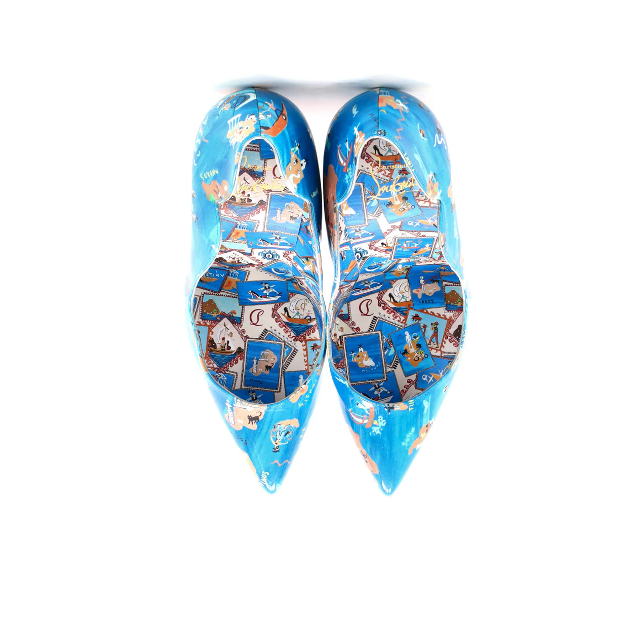 Women's Hot Chick Pumps Printed Patent 100 - Deep Luxury
