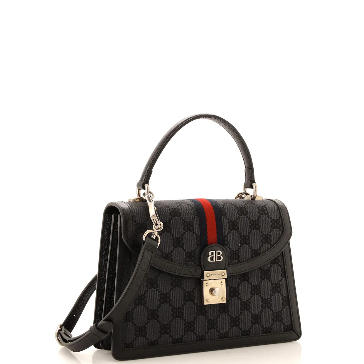x Gucci The Hacker Project Top Handle Bag BB Coated Canvas Small - Deep Luxury