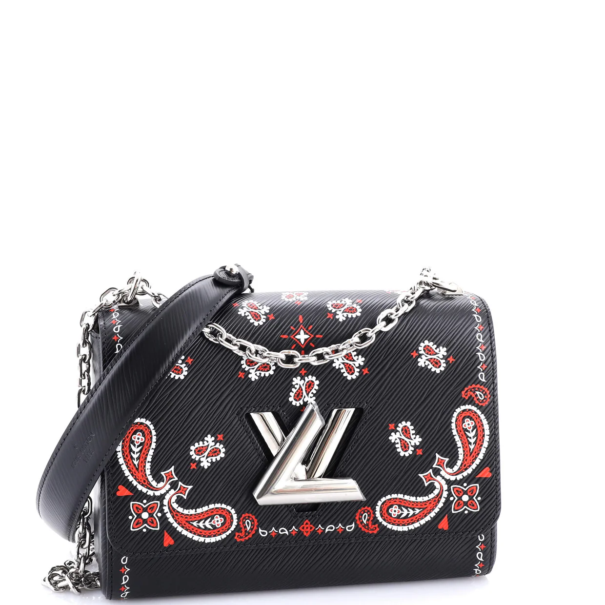 Twist Handbag Limited Edition Print Epi Leather MM - Deep Luxury