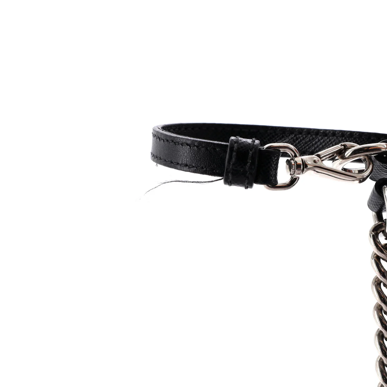 Chain Zip Shoulder Bag Quilted Tessuto Small - Deep Luxury