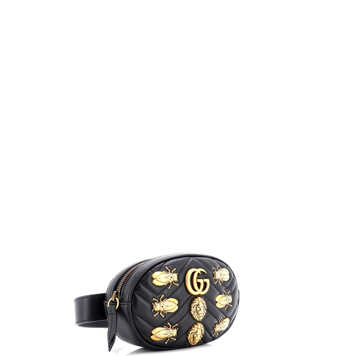 GG Marmont Belt Bag Embellished Matelasse Leather - Deep Luxury