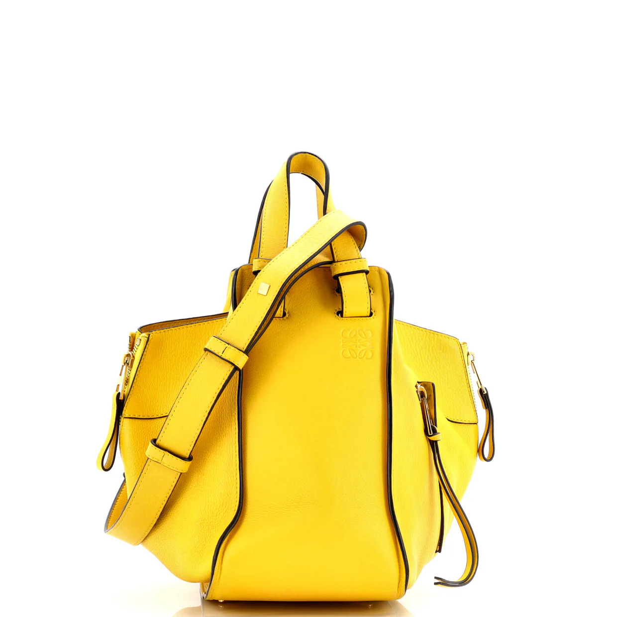 Hammock Bag Leather Small - Deep Luxury