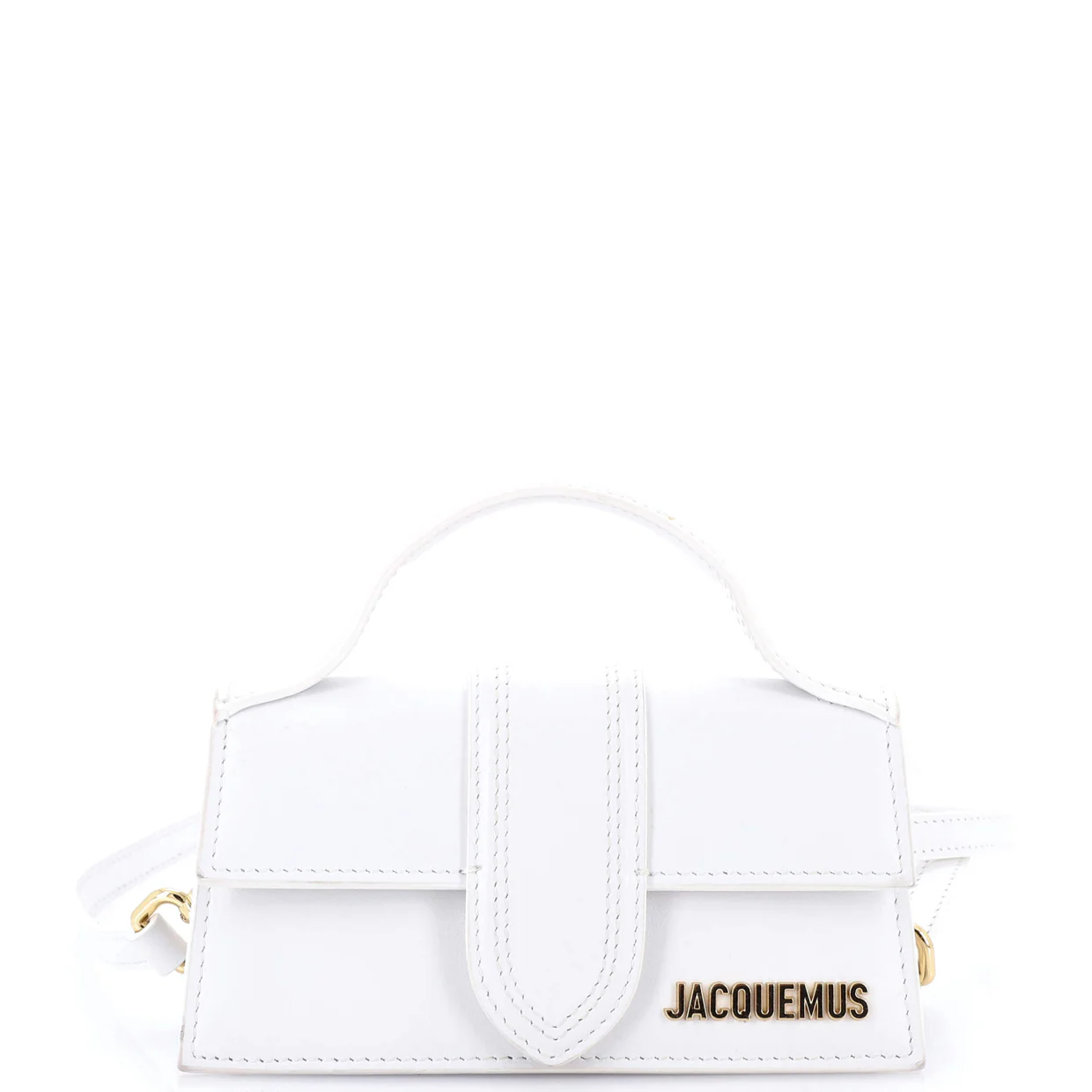 Le Bambino Top Handle Flap Bag Leather - Deep Luxury