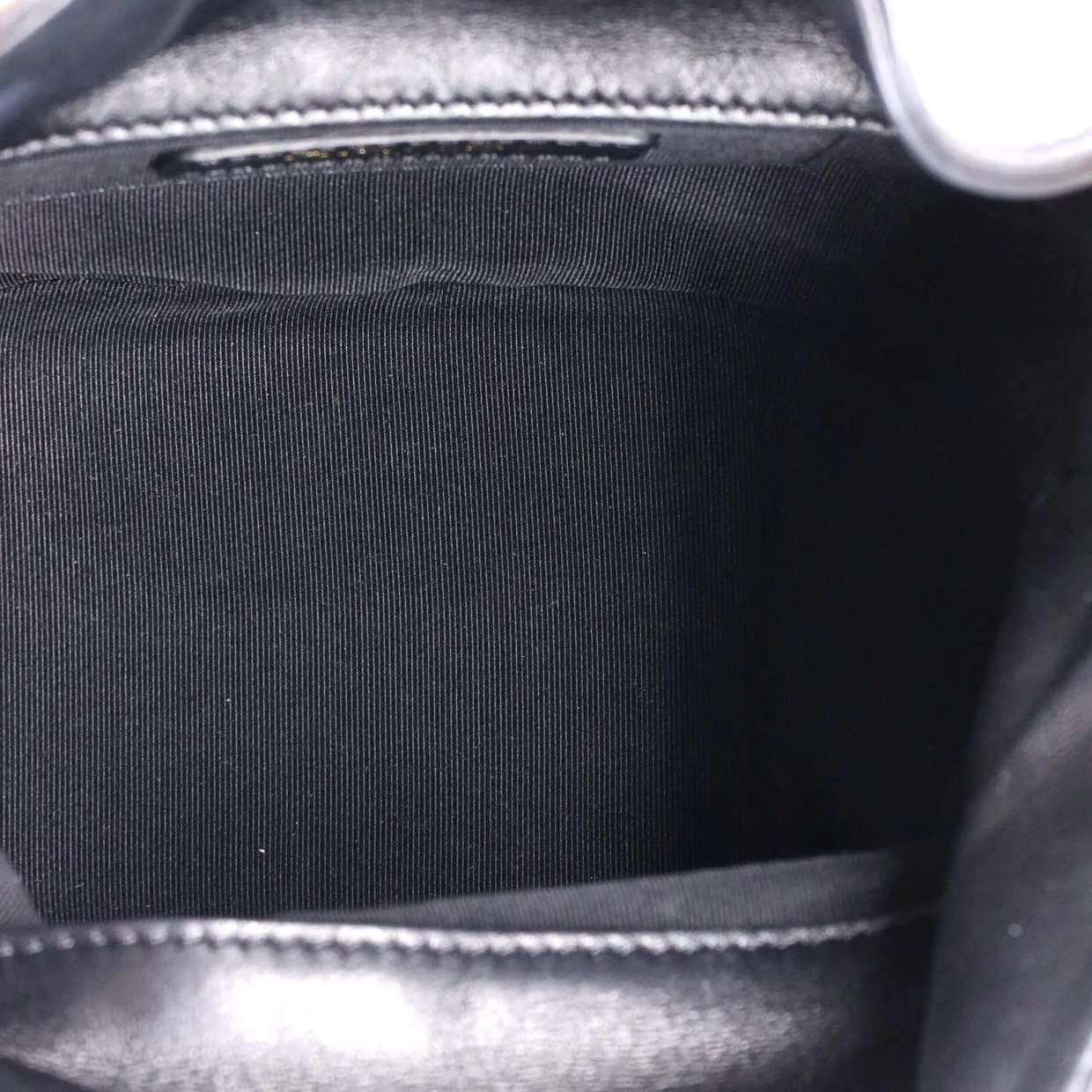 Handle with Chic Bucket Bag Chevron Lambskin - Deep Luxury