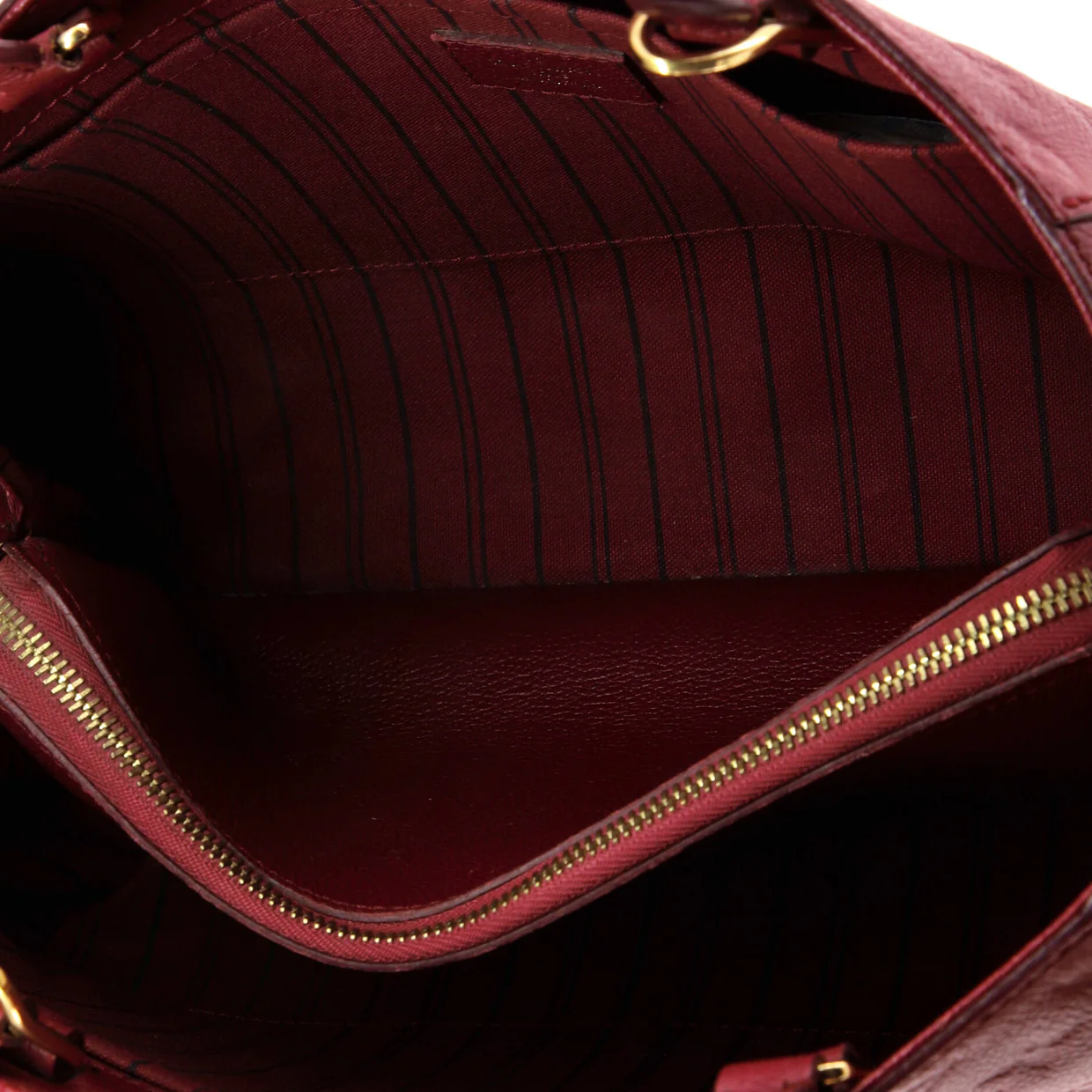 Montaigne Handbag Monogram Empreinte Leather MM - Deep Luxury