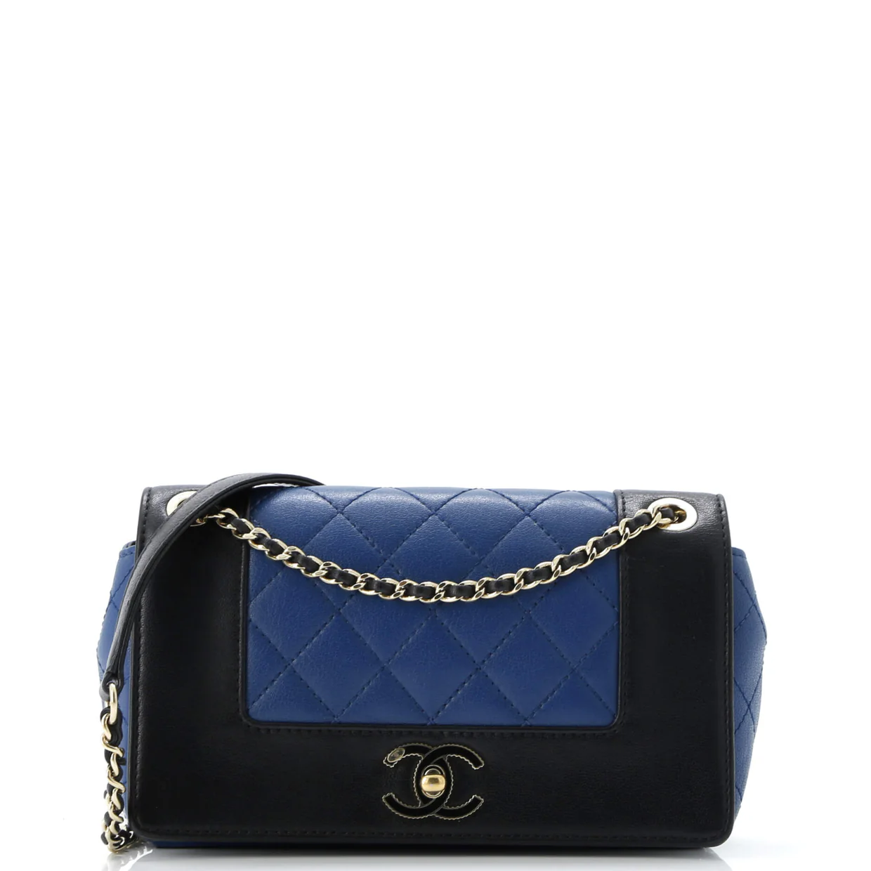 Mademoiselle Vintage Flap Bag Quilted Sheepskin Small - Deep Luxury