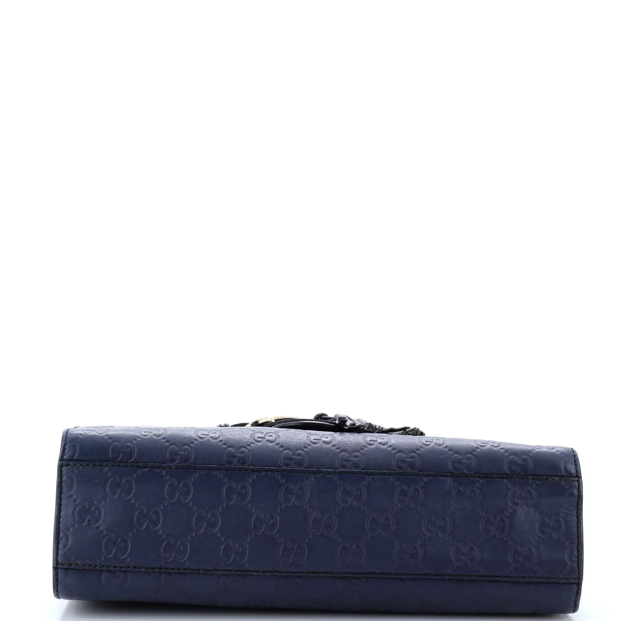 Emily Chain Flap Bag Guccissima Leather Medium - Deep Luxury