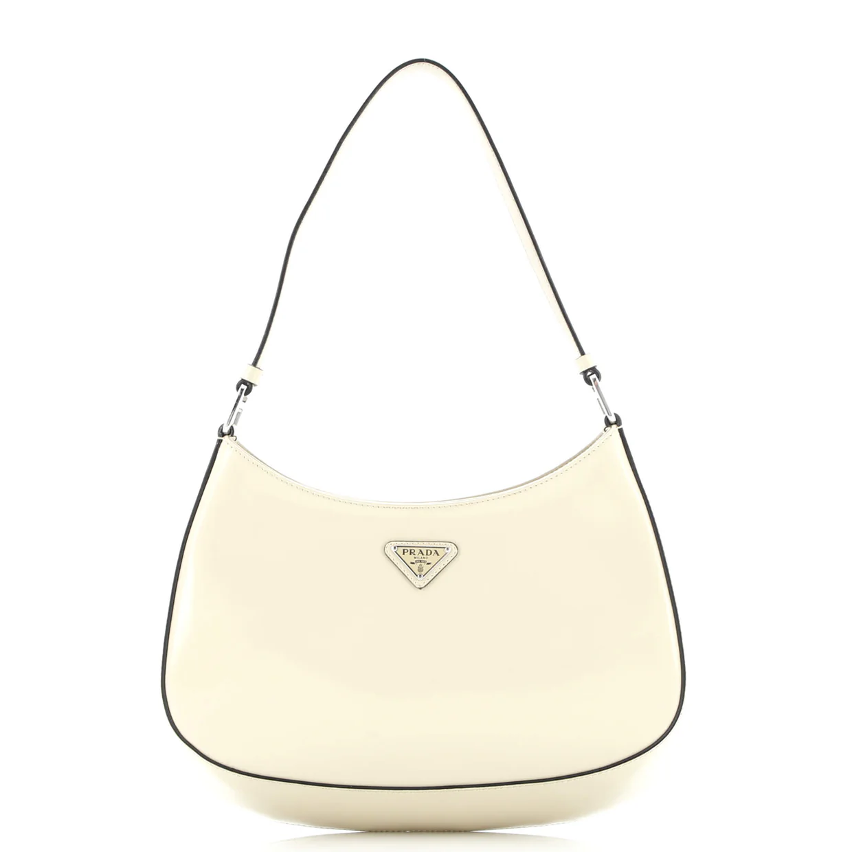 Cleo Shoulder Bag Spazzolato Leather Medium - Deep Luxury