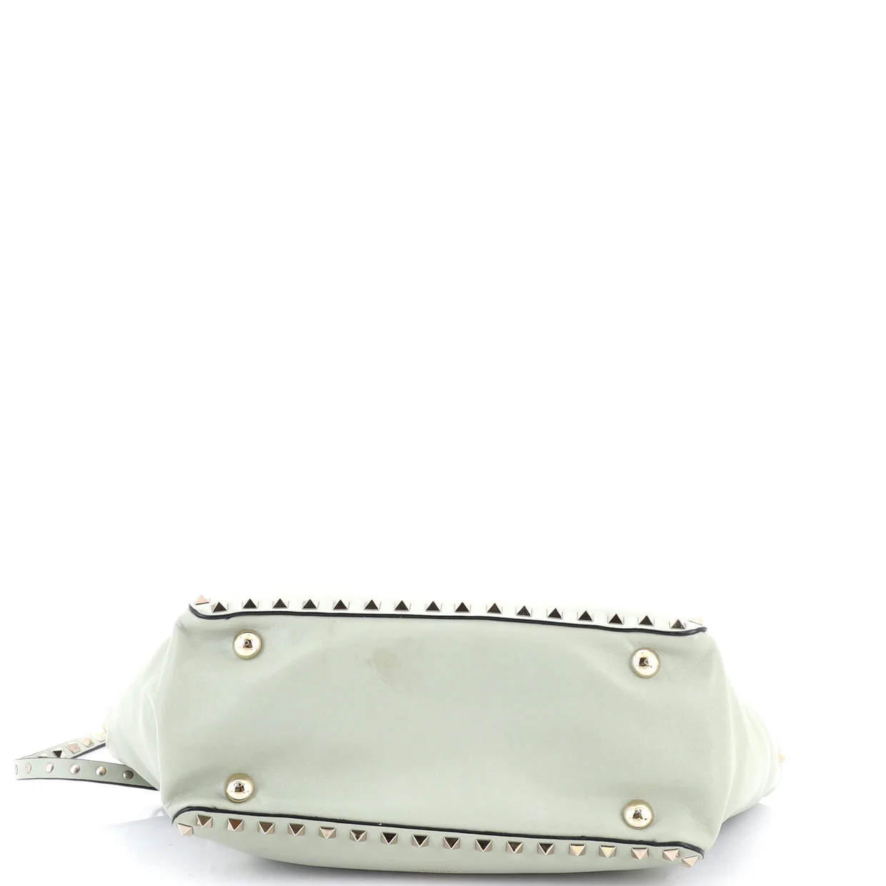 Rockstud Tote Soft Leather Small - Deep Luxury