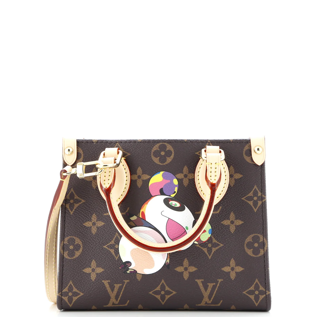 x Takashi Murakami OnTheGo Tote Limited Edition Monogram Panda BB - Deep Luxury