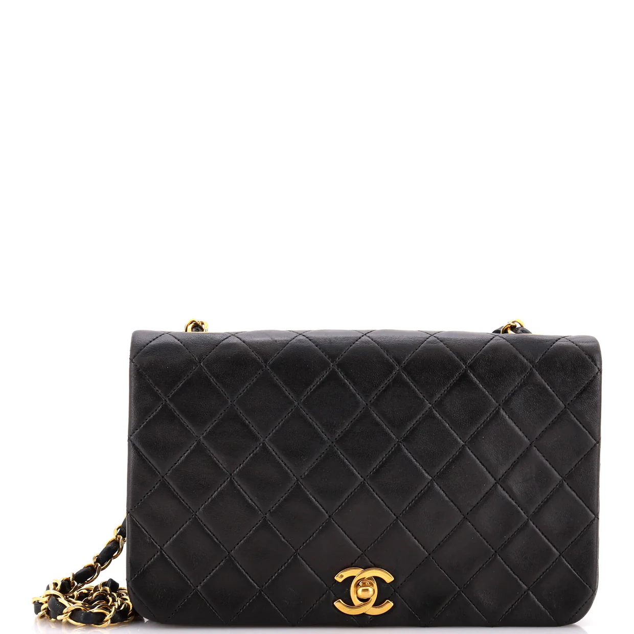 Vintage CC Chain Flap Bag Quilted Lambskin Mini - Deep Luxury