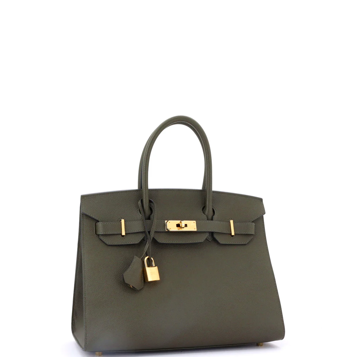 Birkin Sellier Bag Vert Maquis Epsom with Gold Hardware 30 - Deep Luxury