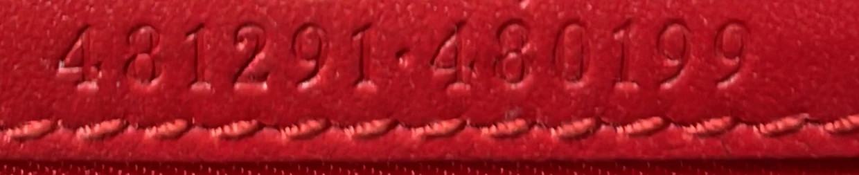 Cherries Wallet on Chain GG Coated Canvas Mini - Deep Luxury