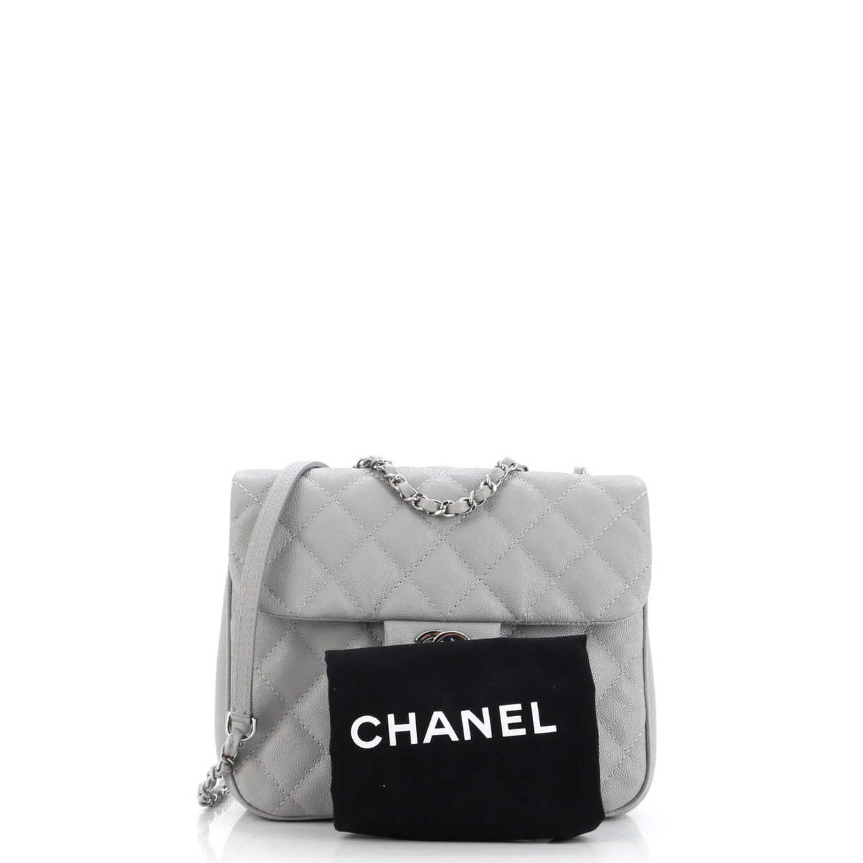 Urban Companion Flap Bag Quilted Caviar Small - Deep Luxury