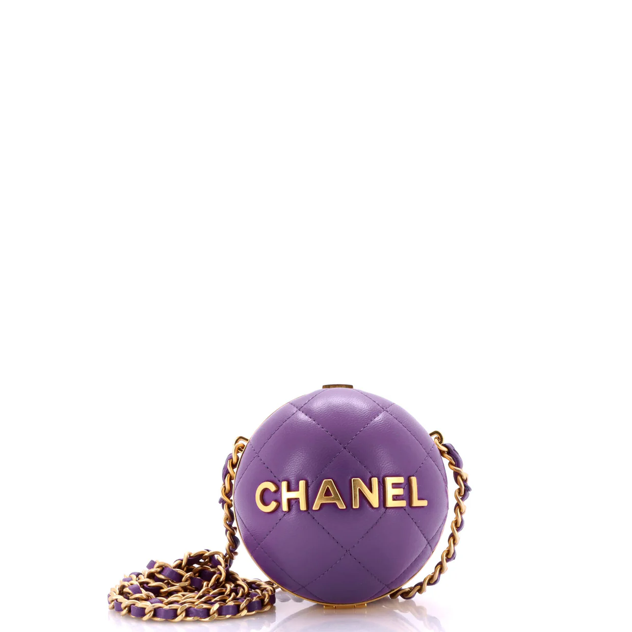 22 Sphere Minaudiere Quilted Lambskin - Deep Luxury