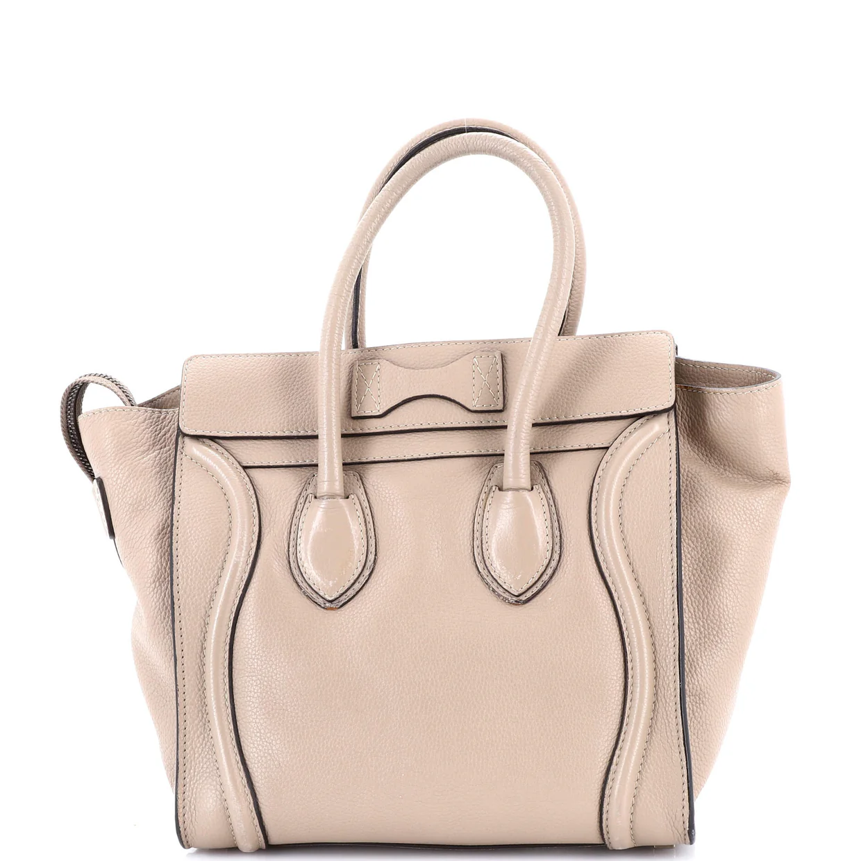 Luggage Bag Grainy Leather Micro - Deep Luxury