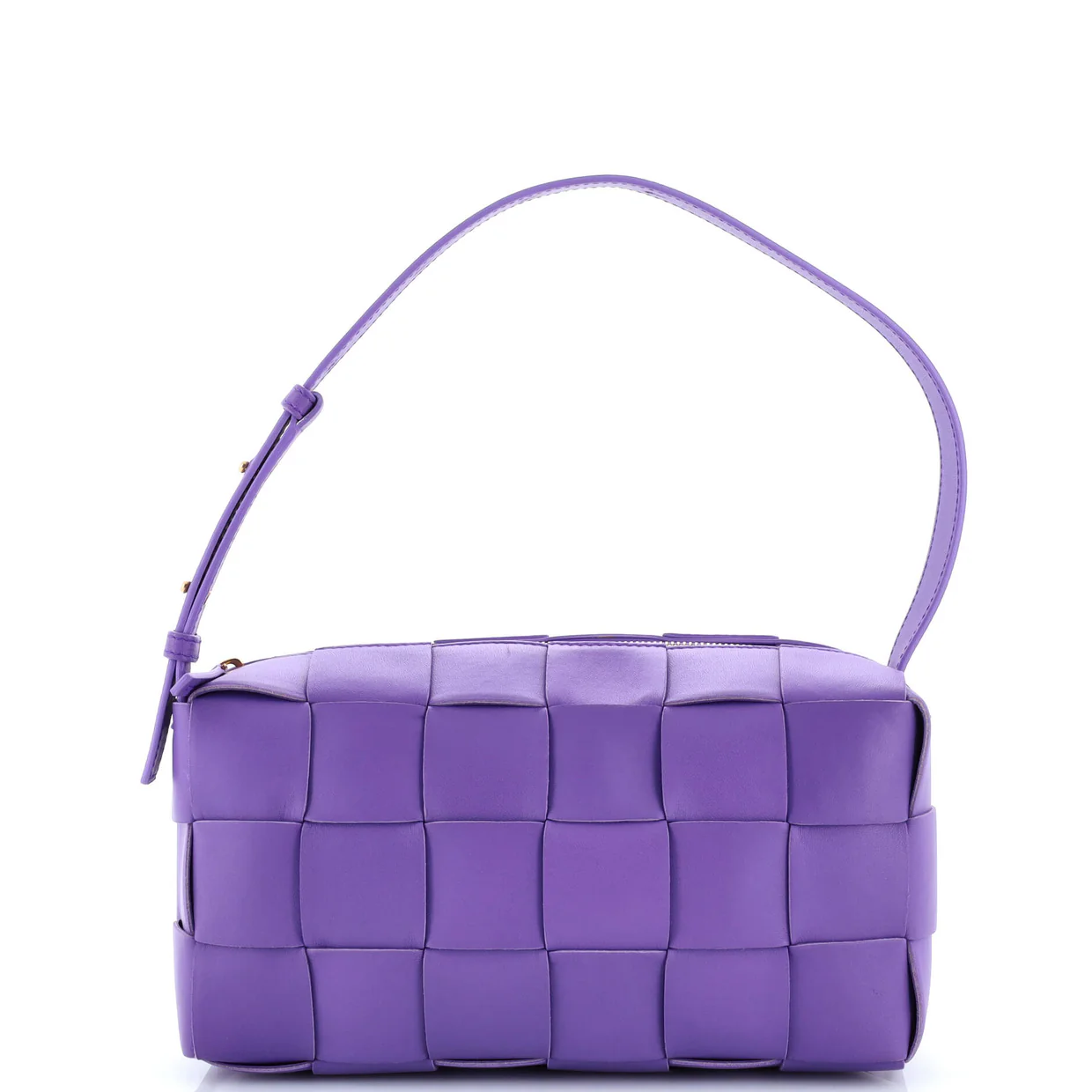Brick Cassette Shoulder Bag Maxi Intrecciato Leather - Deep Luxury