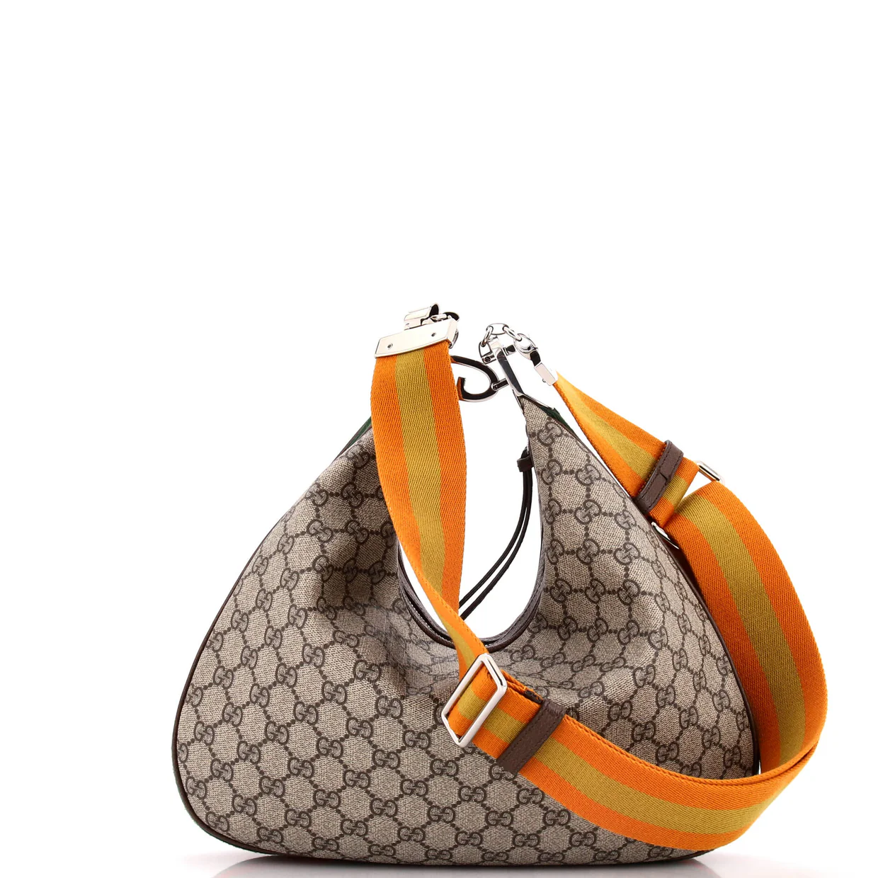 Attache Shoulder Bag GG Coated Canvas Medium - Deep Luxury