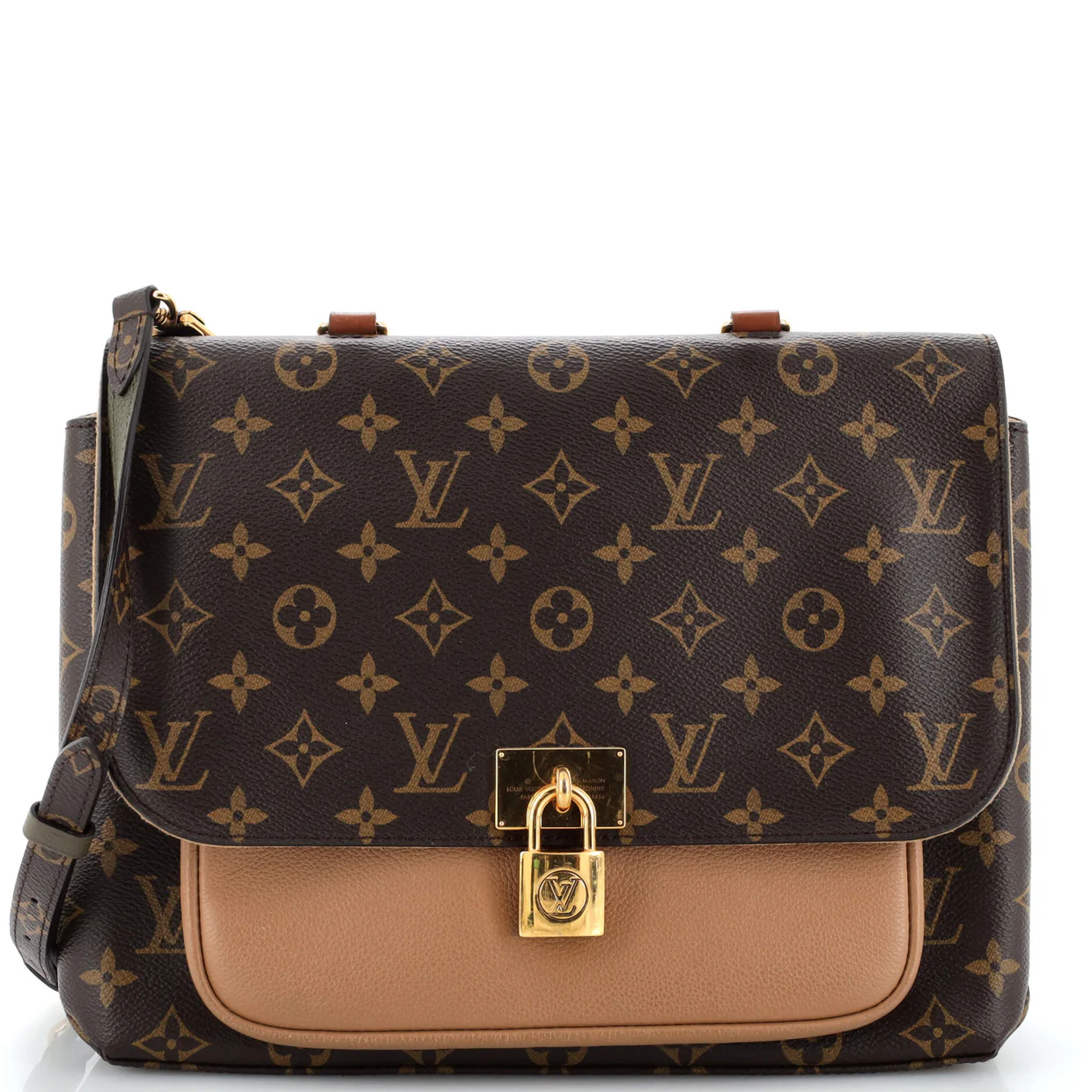 Marignan Handbag Monogram Canvas with Leather - Deep Luxury