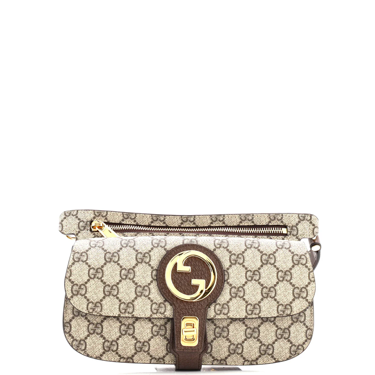 Blondie Flap Pocket Belt bag GG Coated Canvas - Deep Luxury
