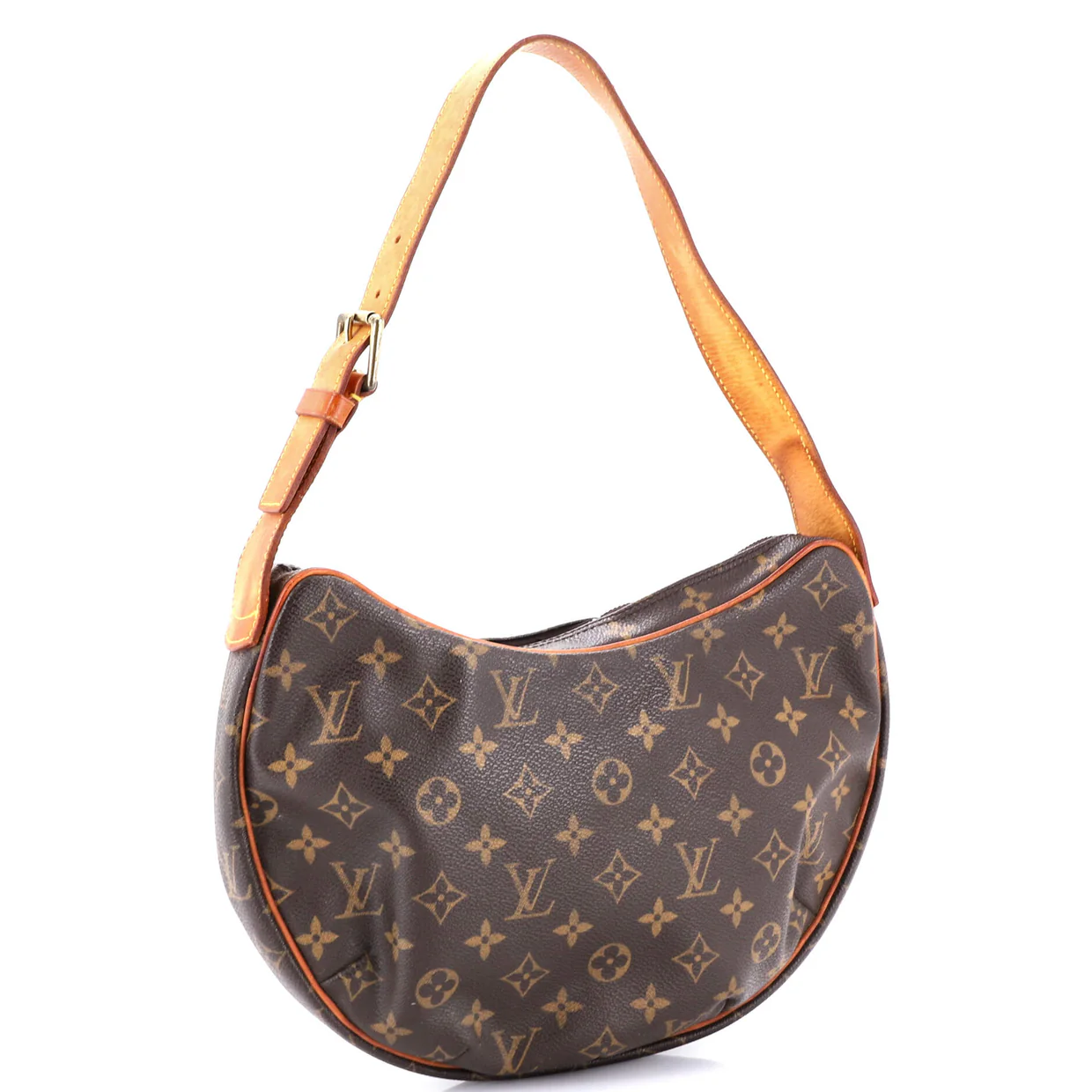 Croissant Handbag Monogram Canvas MM - Deep Luxury