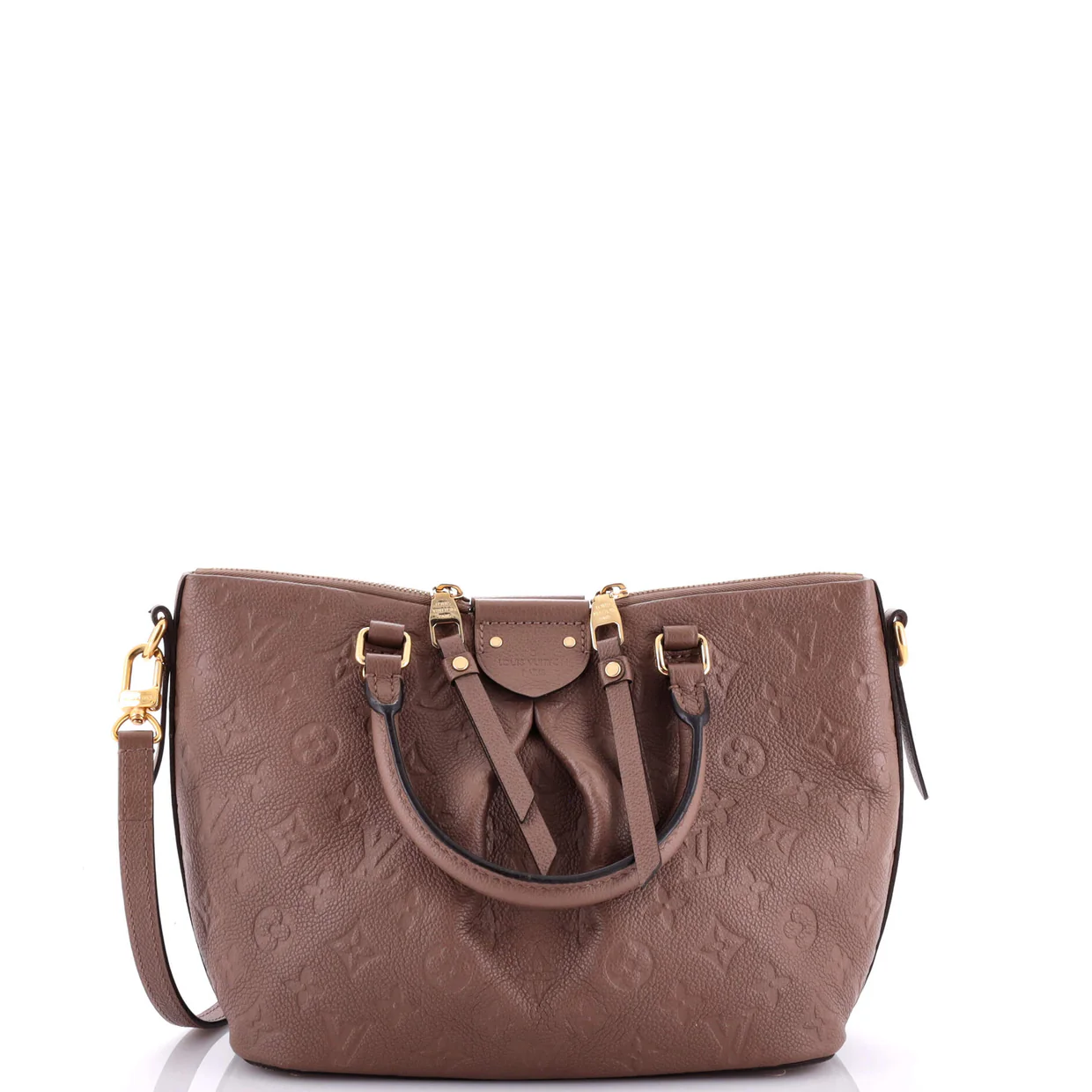 Mazarine Handbag Monogram Empreinte Leather PM - Deep Luxury