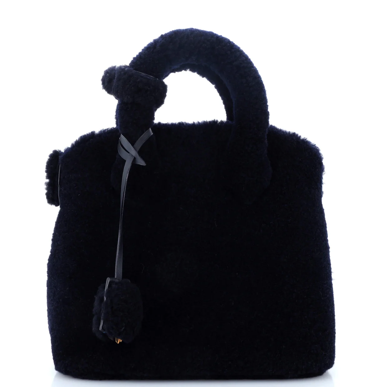 Lockit Handbag Shearling - Deep Luxury