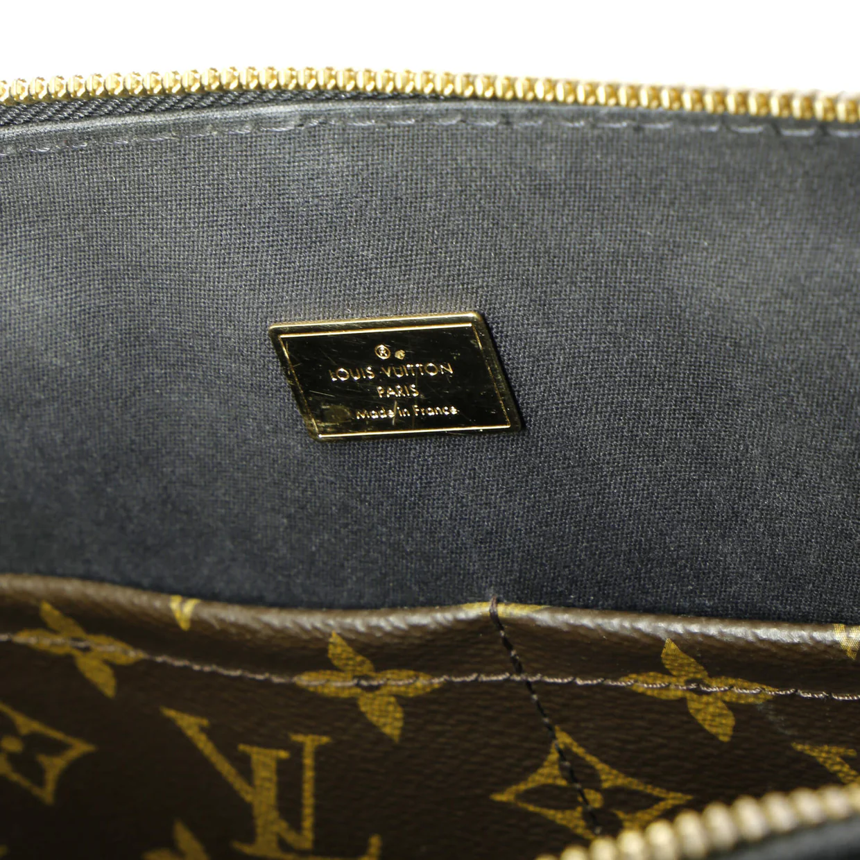 Alma Handbag Vernis with Monogram Canvas PM - Deep Luxury