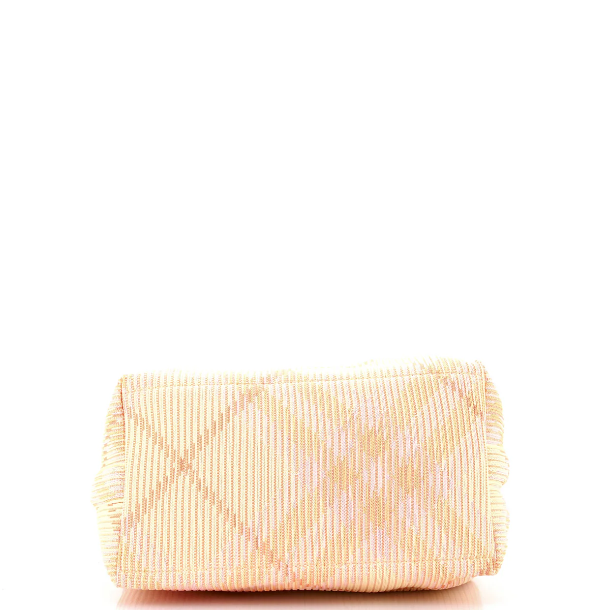 Peg Handle Bag Knit Check Fabric Medium - Deep Luxury