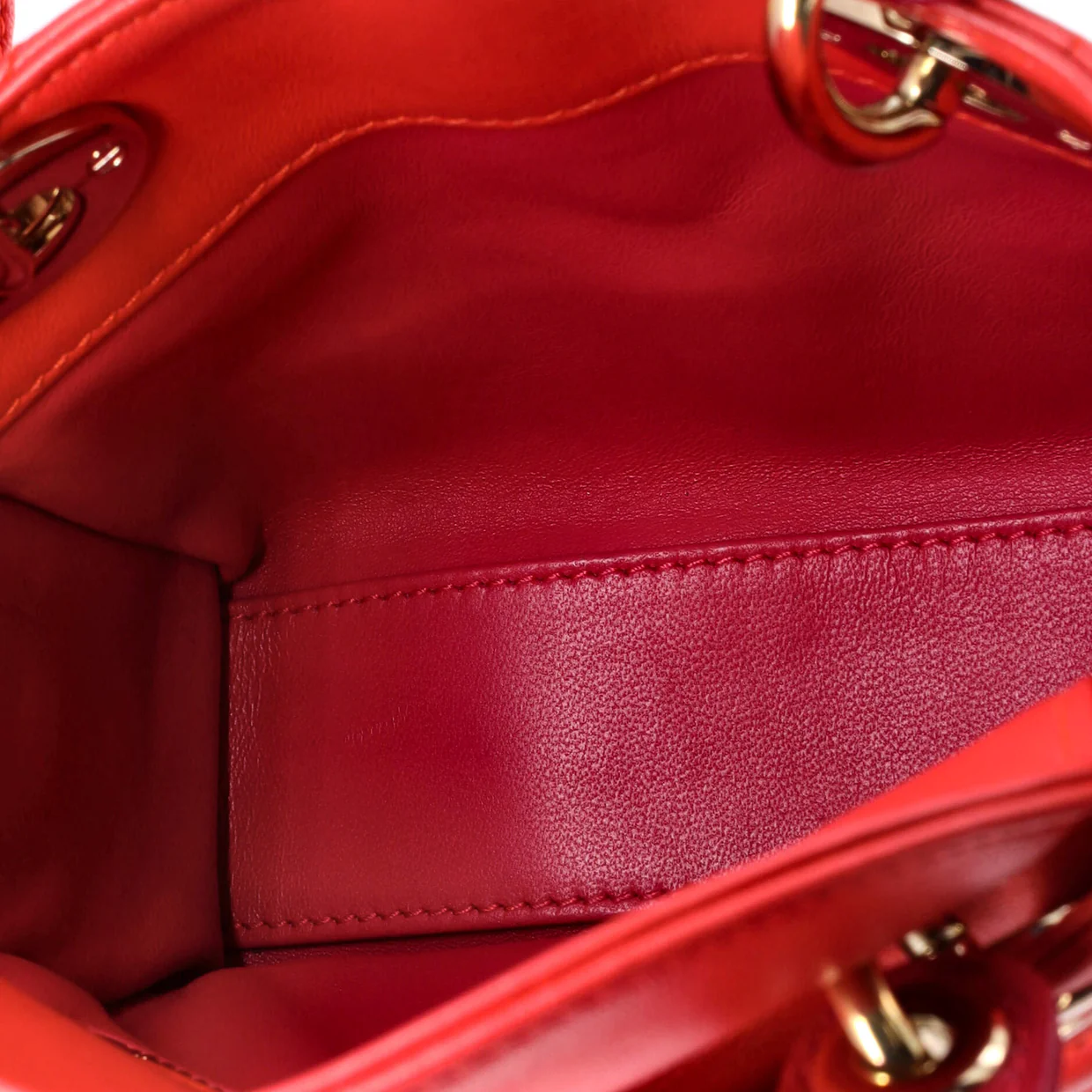 Lady Dior Bag Cannage Quilt Lambskin Mini - Deep Luxury