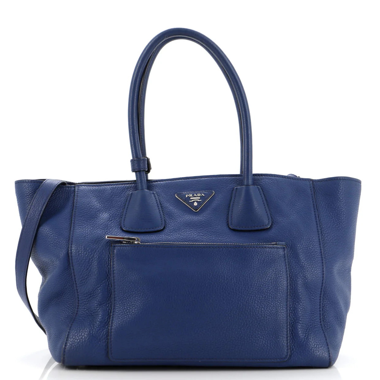 Front Pocket Wing Convertible Tote Vitello Daino - Deep Luxury