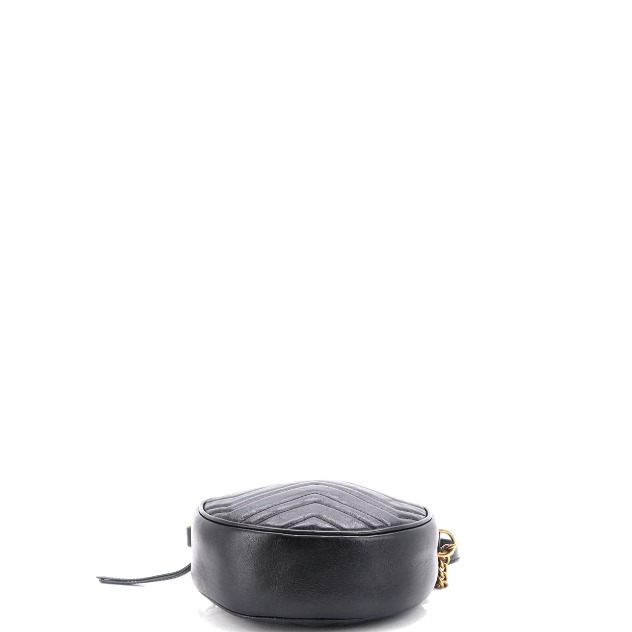 GG Marmont Round Shoulder Bag Matelasse Leather Mini - Deep Luxury