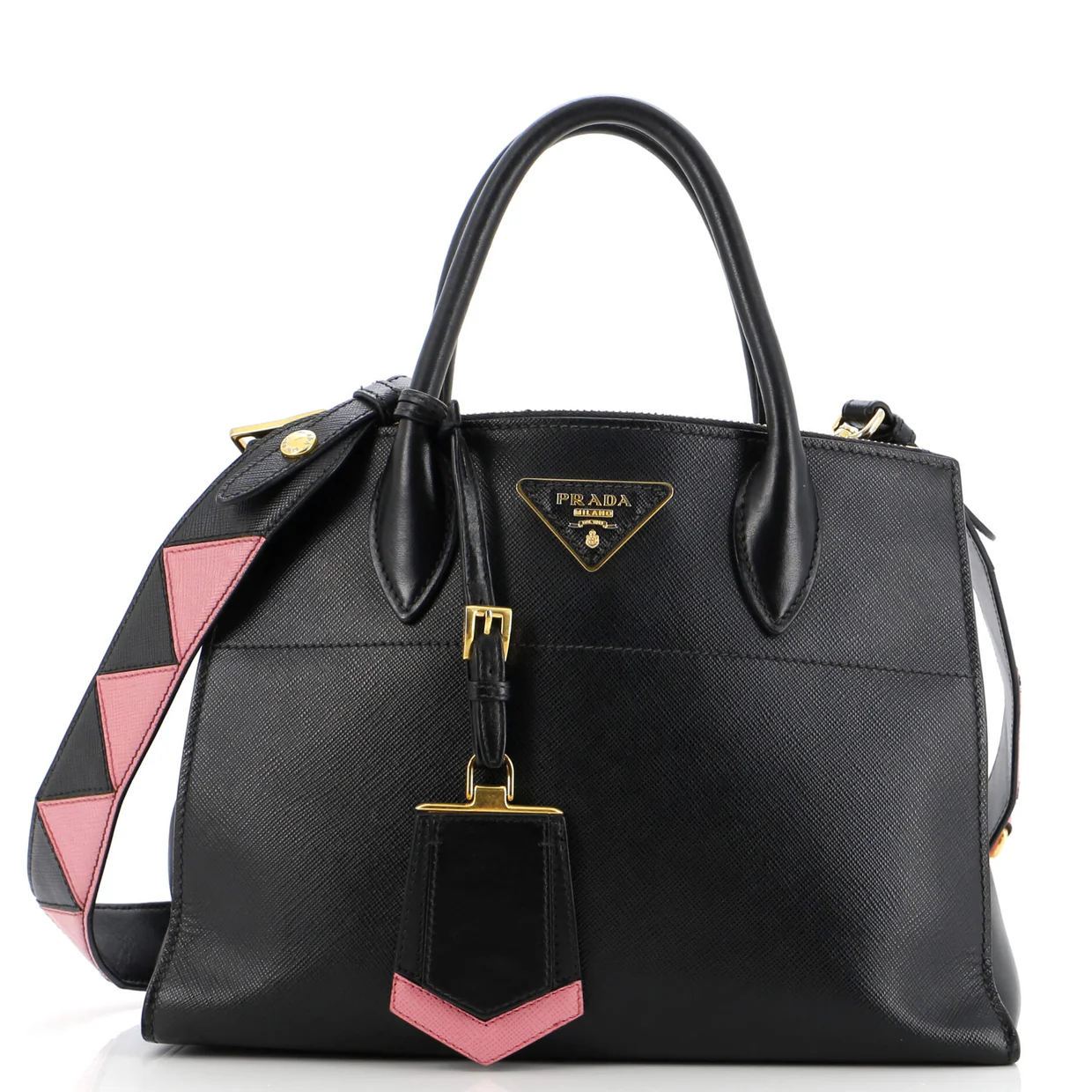 Paradigme Tote Saffiano Leather Medium - Deep Luxury