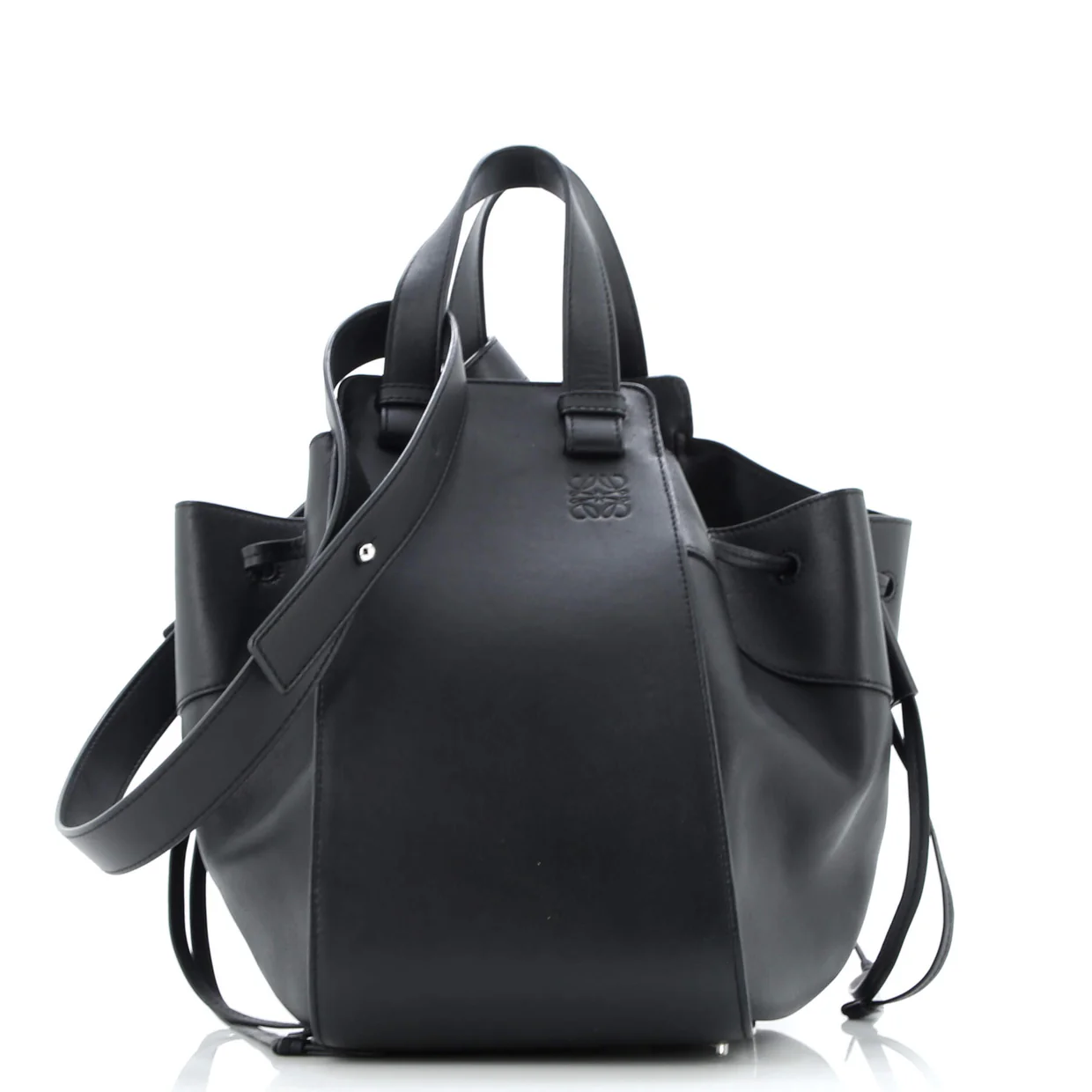 Hammock Bag Leather Small - Deep Luxury