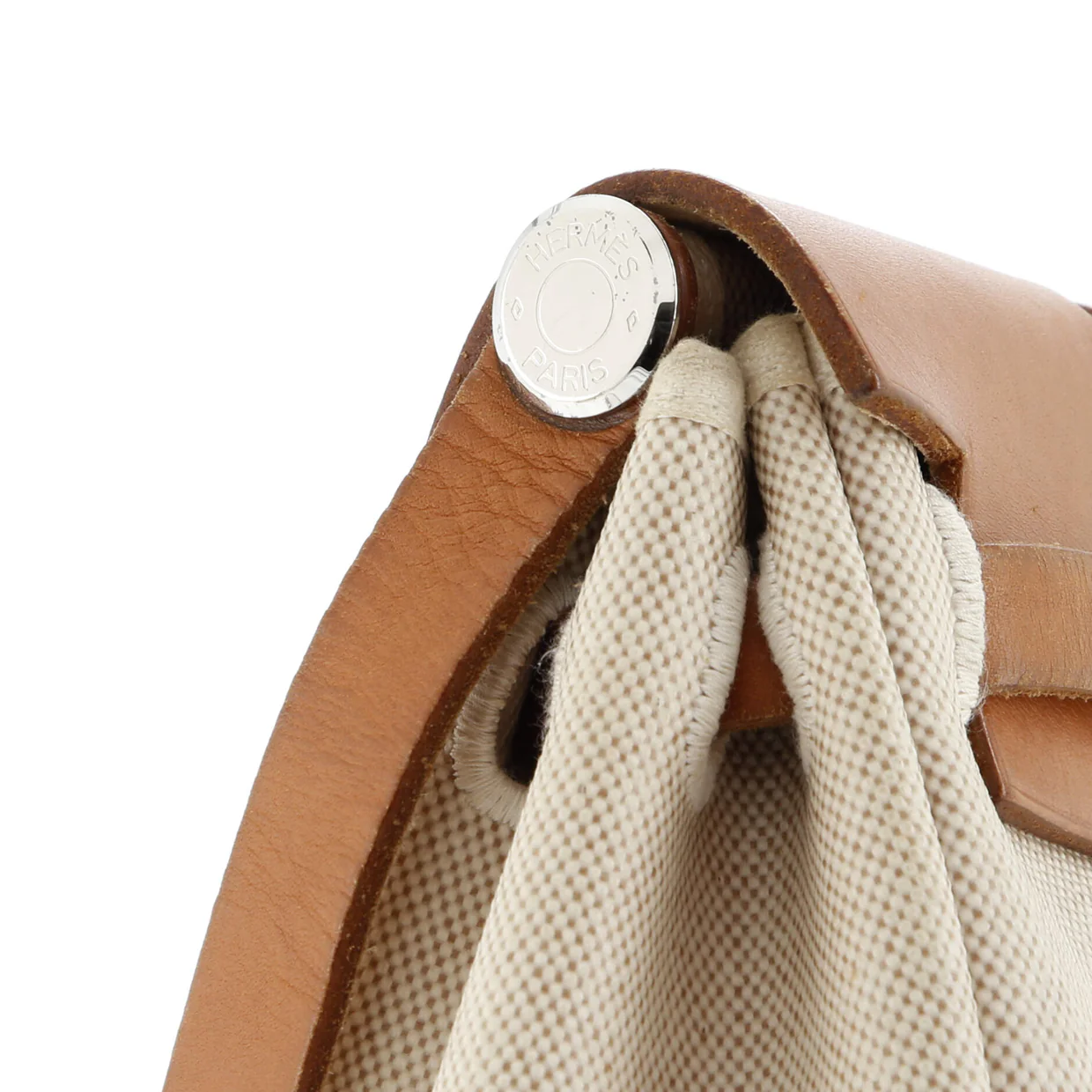 Herbag Toile and Leather PM - Deep Luxury