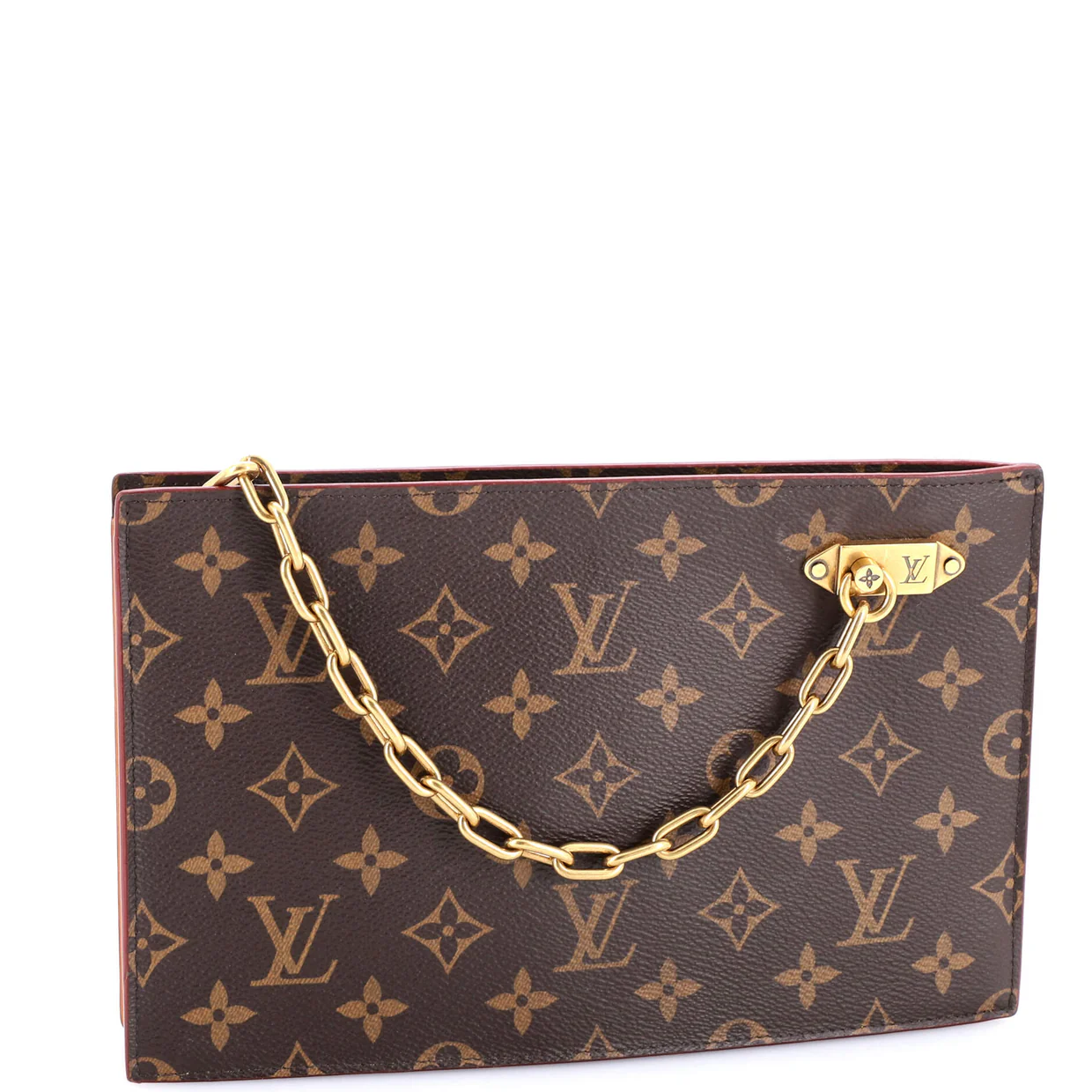 Legacy Chain Clutch Monogram Canvas - Deep Luxury