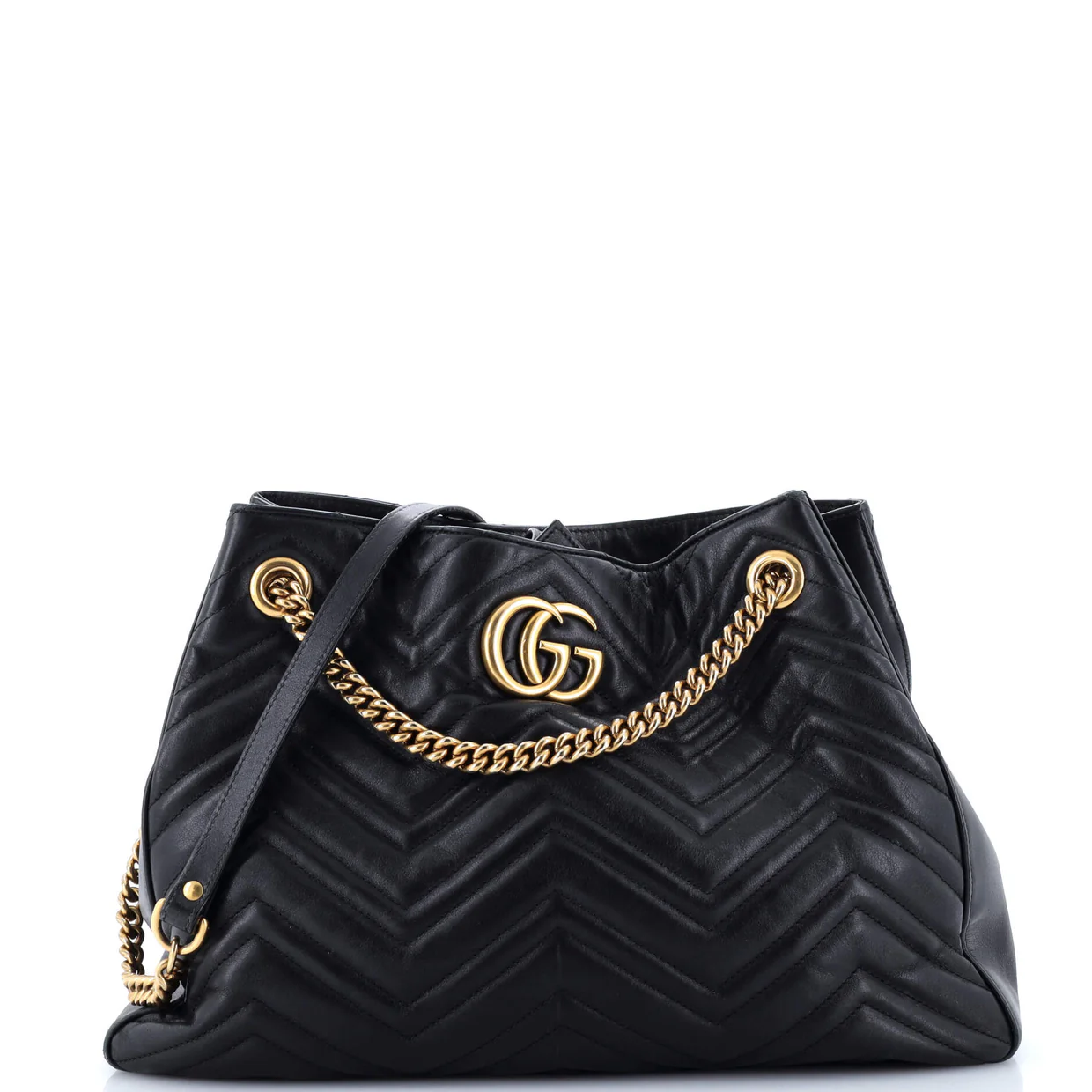 GG Marmont Chain Shoulder Bag Matelasse Leather - Deep Luxury