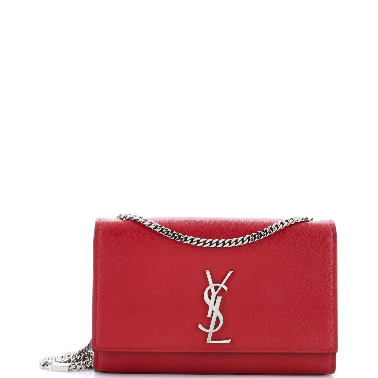 Classic Monogram Crossbody Bag Grainy Leather Medium - Deep Luxury