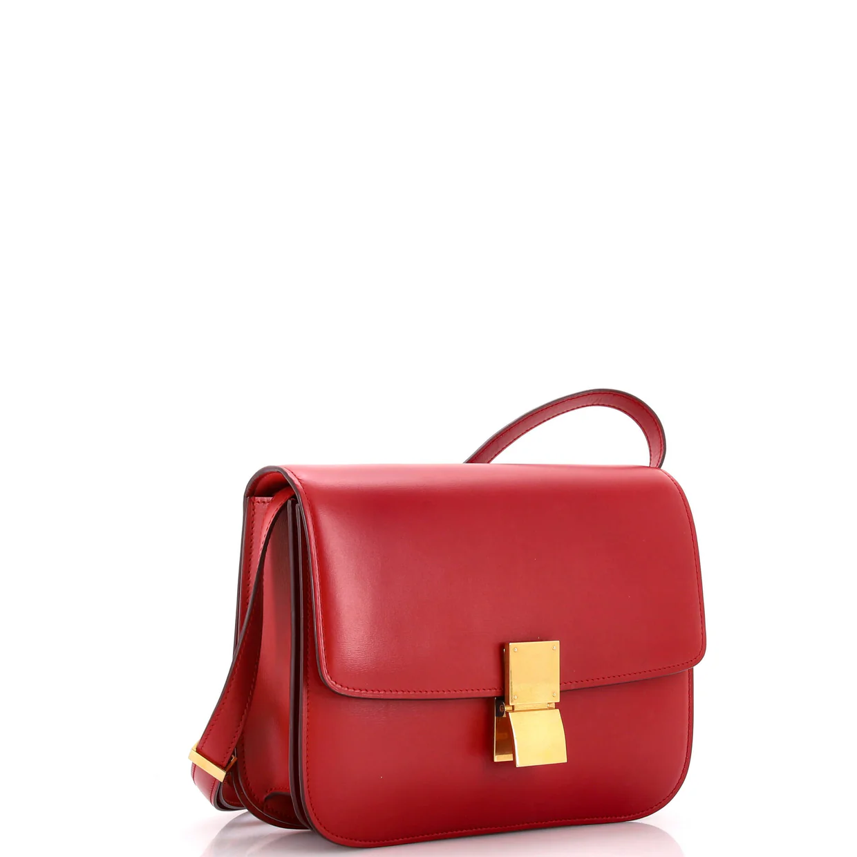 Classic Box Bag Smooth Leather Medium - Deep Luxury