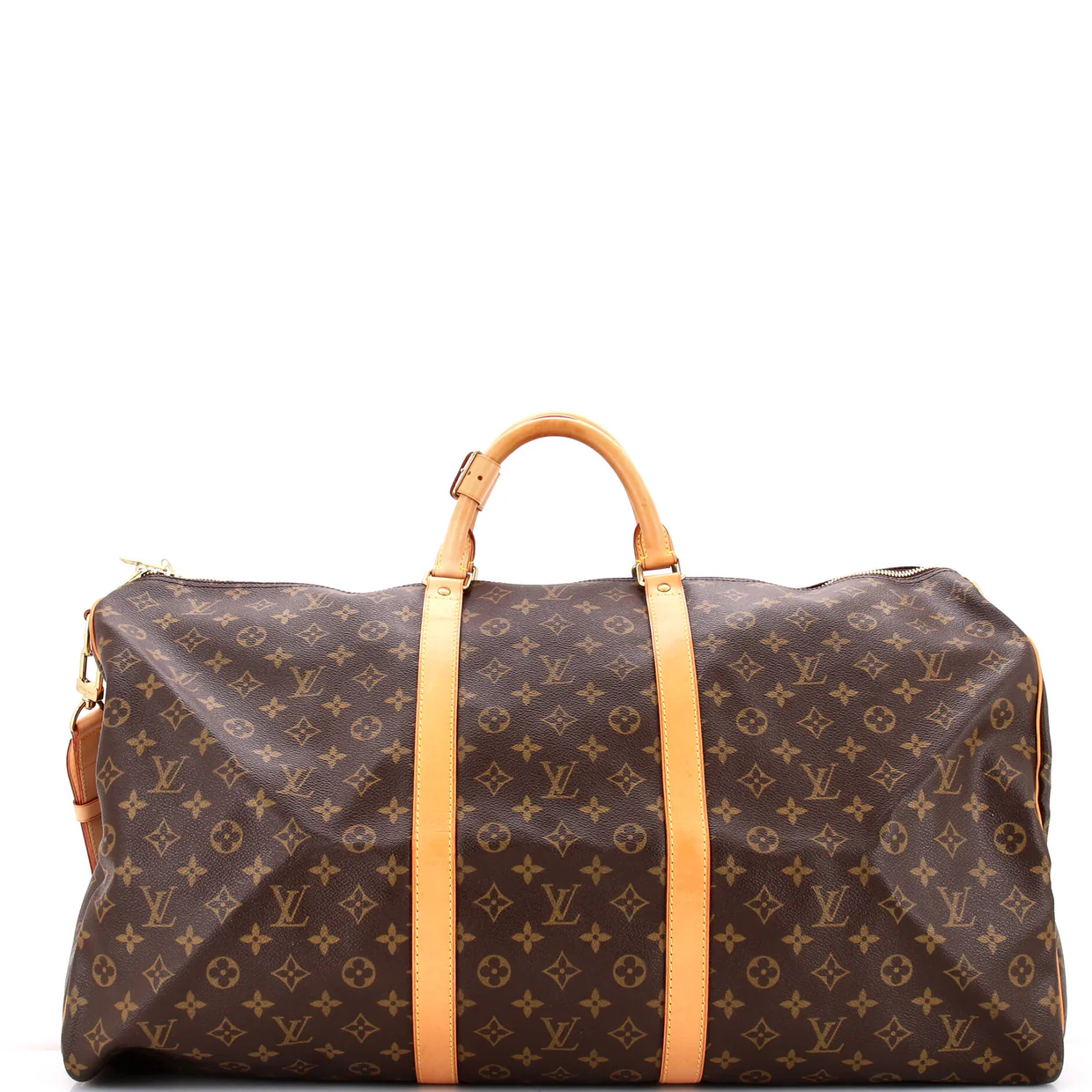 Keepall Bandouliere Bag Monogram Canvas 60 - Deep Luxury