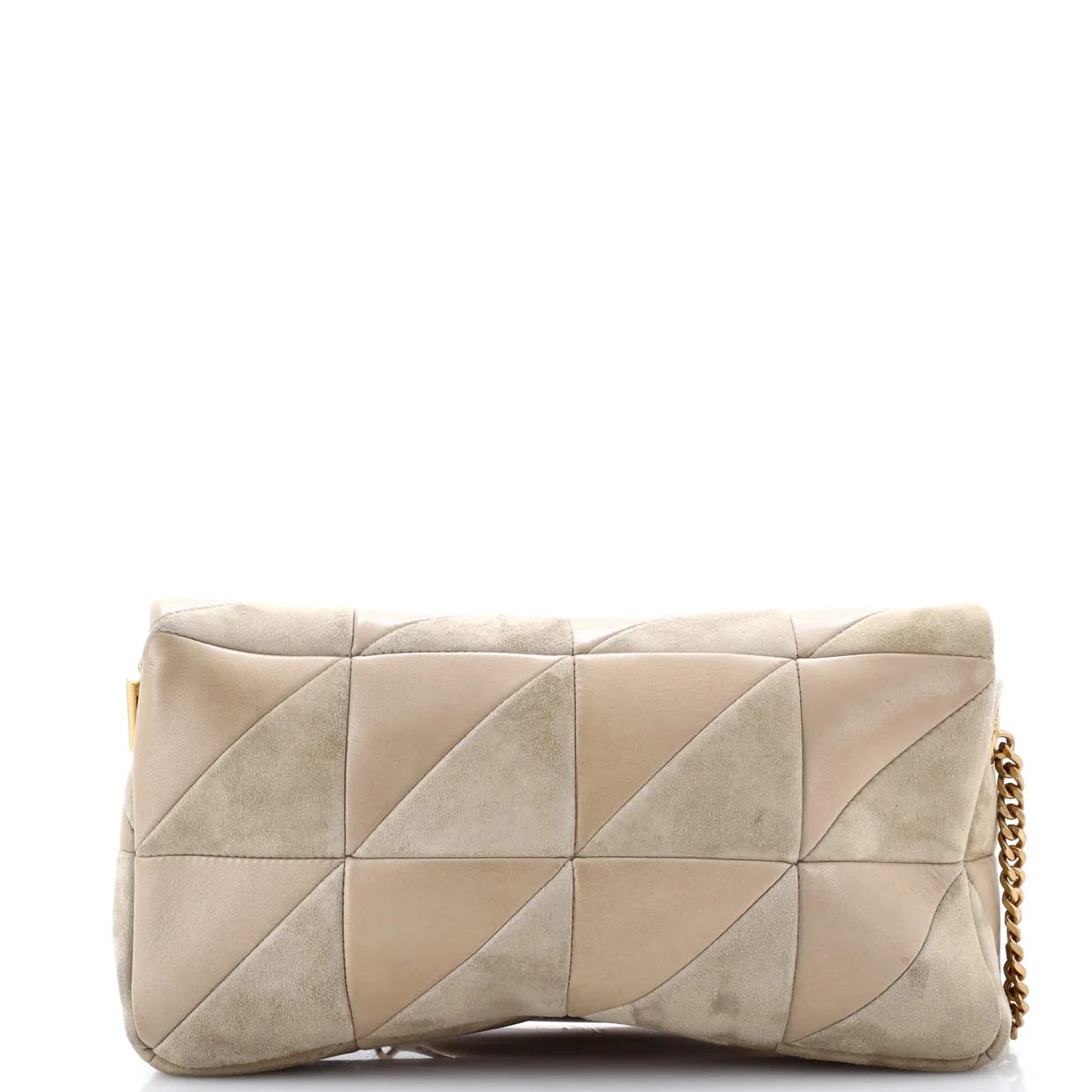 Jamie Baguette Shoulder Bag Quilted Leather and Suede Medium - Deep Luxury