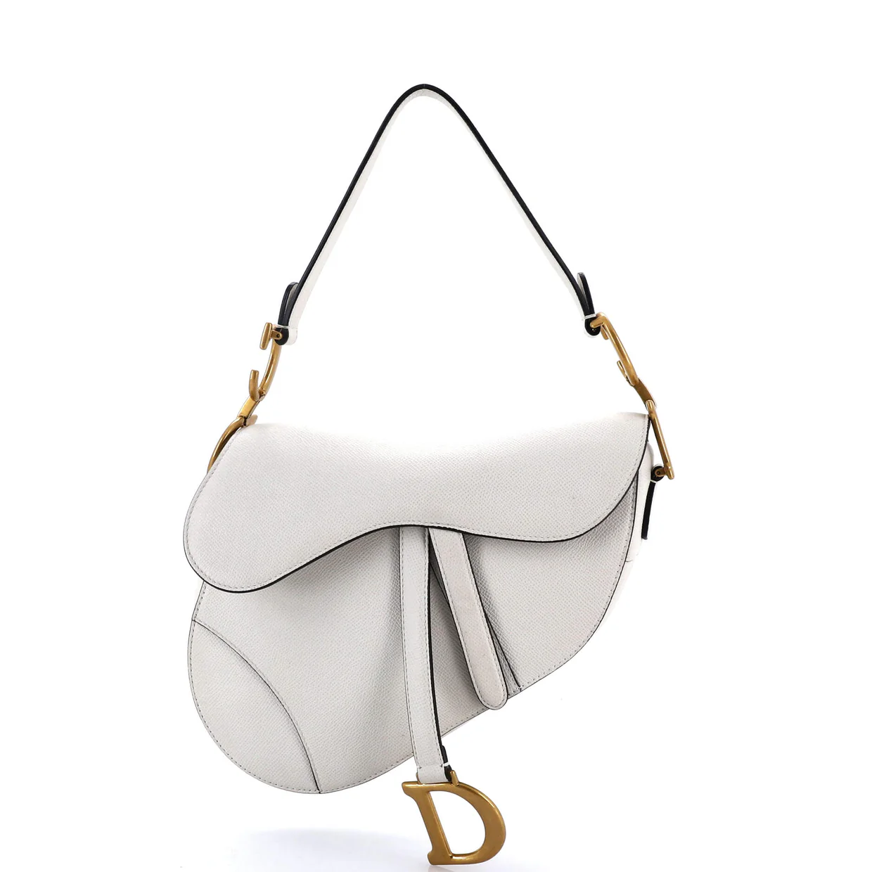 Saddle Handbag Leather Medium - Deep Luxury