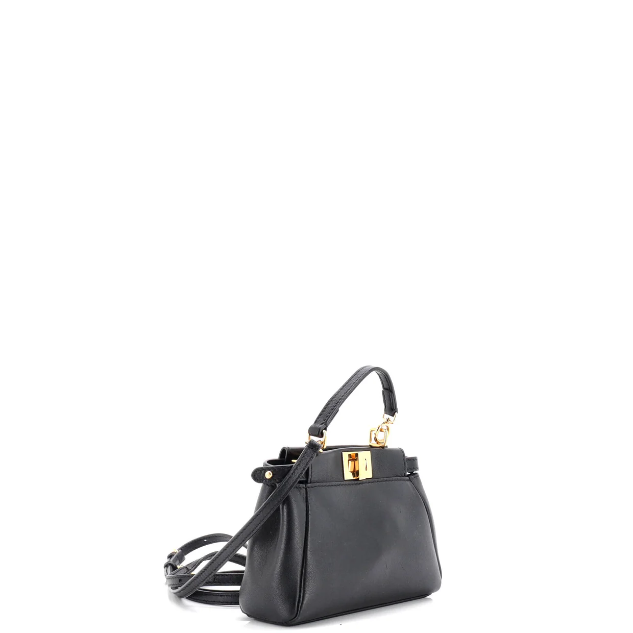 Peekaboo Bag Leather Micro - Deep Luxury