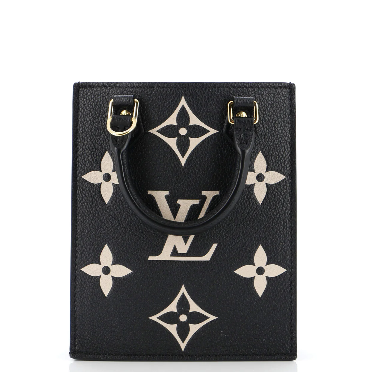 Petit Sac Plat Bag Bicolor Monogram Empreinte Giant - Deep Luxury