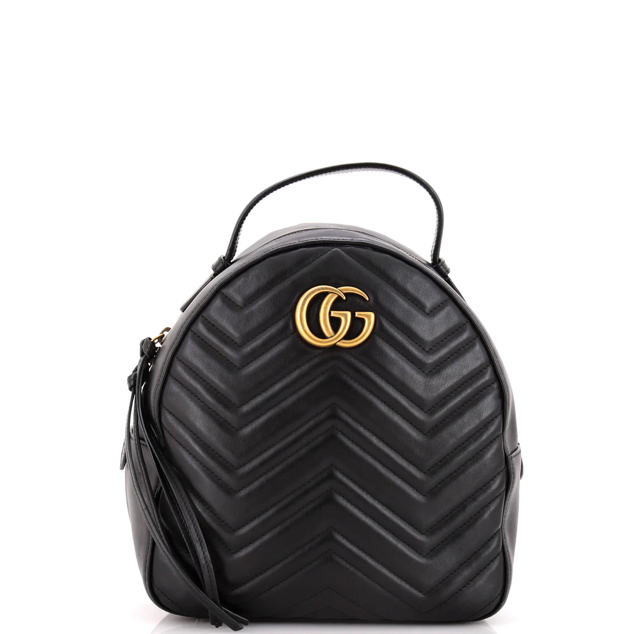 GG Marmont Backpack Matelasse Leather Small - Deep Luxury